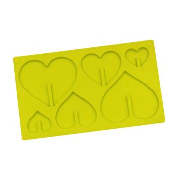 6 Packs Cavities Heart Shaped Silicone Mold
