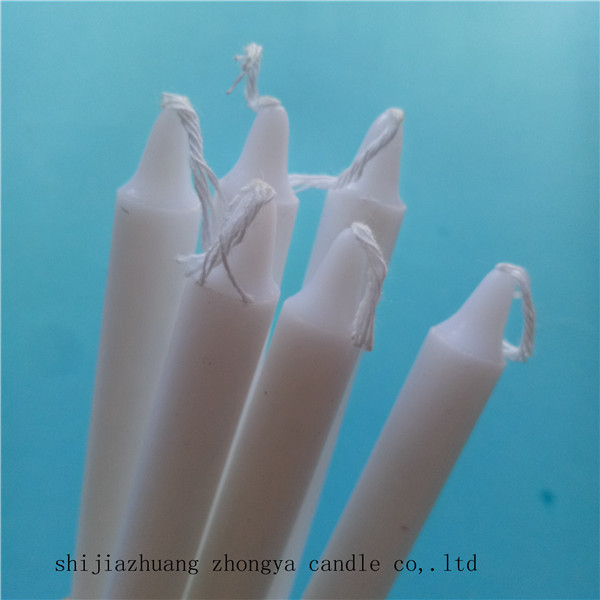 8x65 shrink white paraffin wax candle bougies