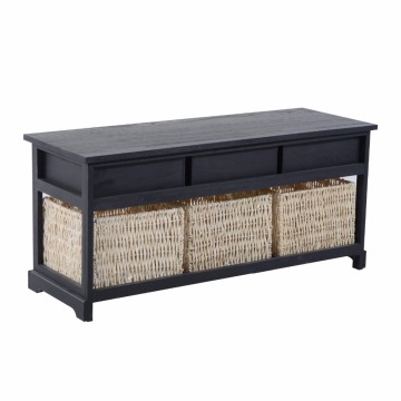 wooden frame Chic entryway spongio cushion shoes storage bench,ottoman with storage basket