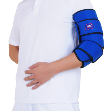 Cold therapy elbow brace wrap with gel pack