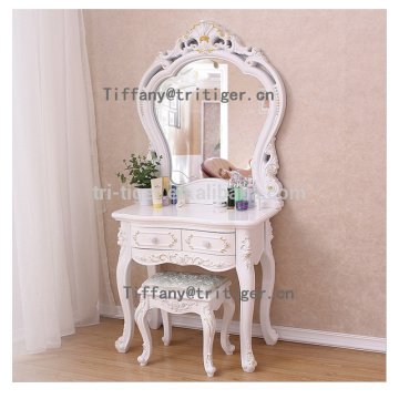 Home furniture table white wooden drawers bedroom dresser