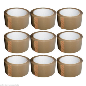Wholesale price adhesive bopp brown shipping tape