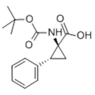(1S,2R)-1-[[(tert-Butoxy)carbonyl]amino]-2-phenylcyclopropanecarboxylic acid CAS 151910-11-1