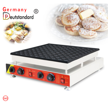 electric mini poffertjes grill with stainless steel