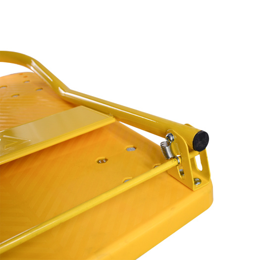 Yellow Folding Platform Trolley 300kg