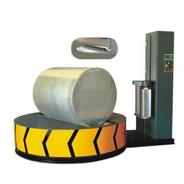 Stretch film reel paper roll wrapping machine