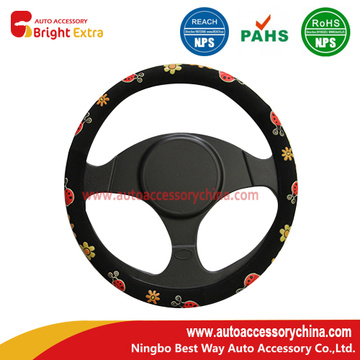 Cute Girly Steering Wheel Cover Ladybugs