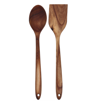 One set wooden cooking utensils