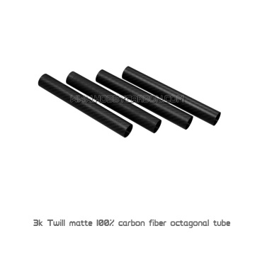 21.5x19.5X1000mm 100% Carbon Fiber 3k Twill Matte Tubes