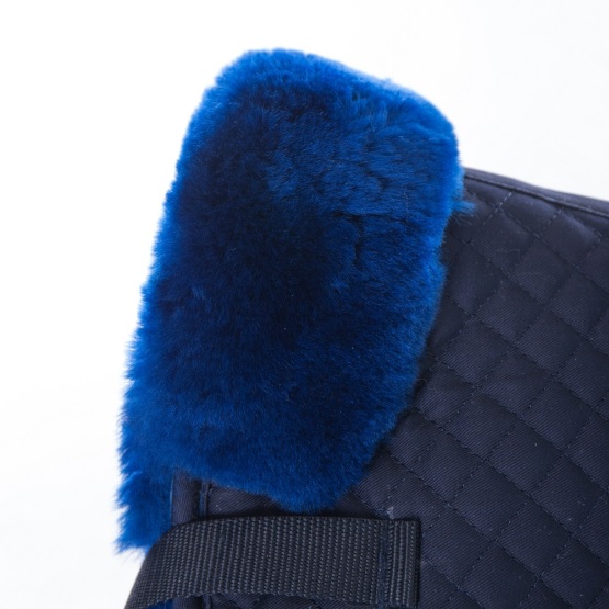 Lambskin half pad without back frame dark blue