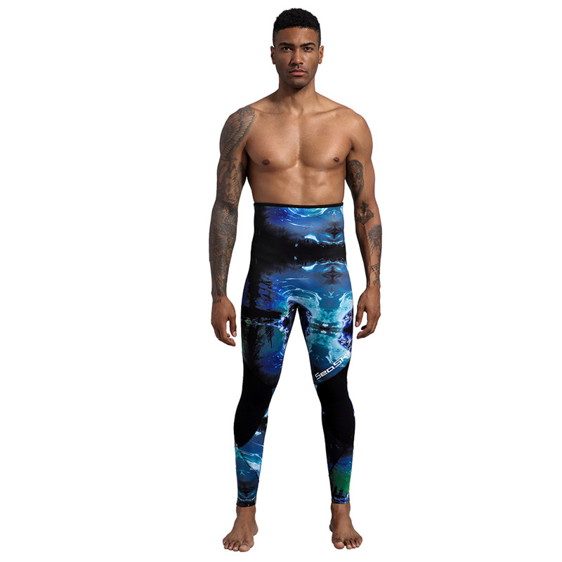 Seaskin Two Pieces Camo Wetsuit