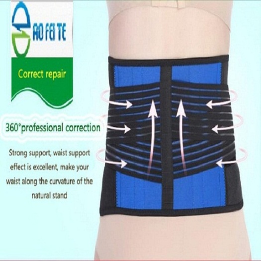 Medical back support straightening orthopedic waist belt