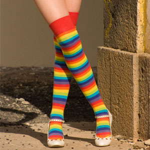 rainbow socks 