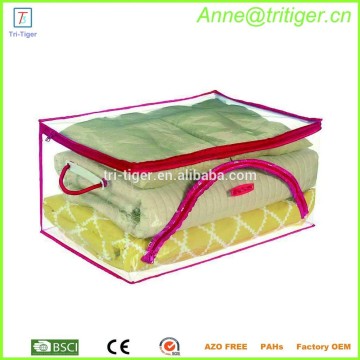 Large Flexible Tote PVC Storage Bag with Zipper with 30-Gallon
