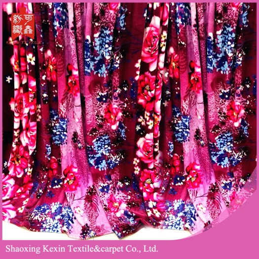 wholesale 100% polyester printed fabric flannel