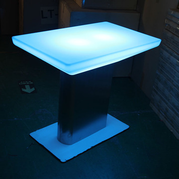 Promotional High Top Glowing Nightclub Led Bar Table