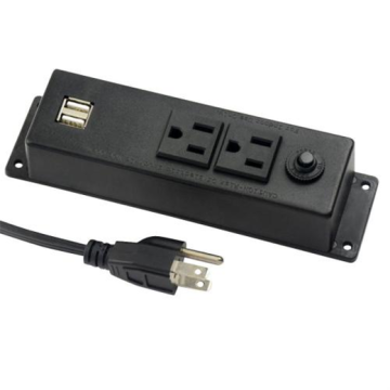 US Dual Power Outlets Overload Protection