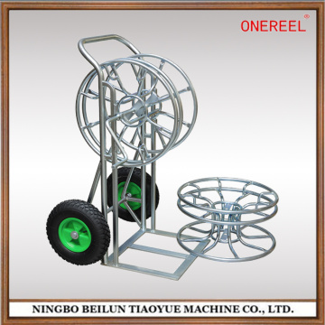 zinc plated skeleton reel stand and trolley