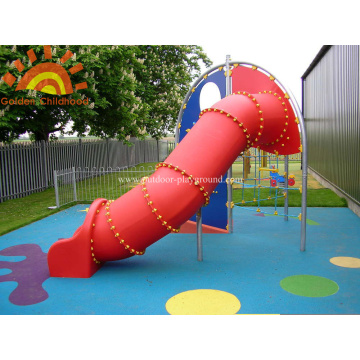 Backyard Straight Tube Slide Equipment For Children
