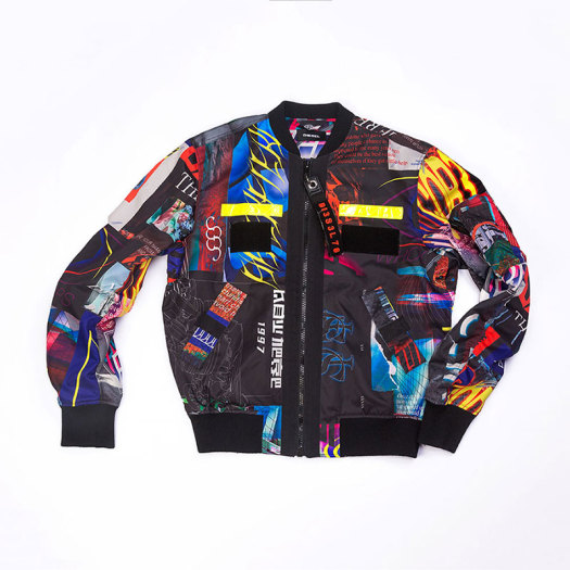Male Polyester all over printing jacket