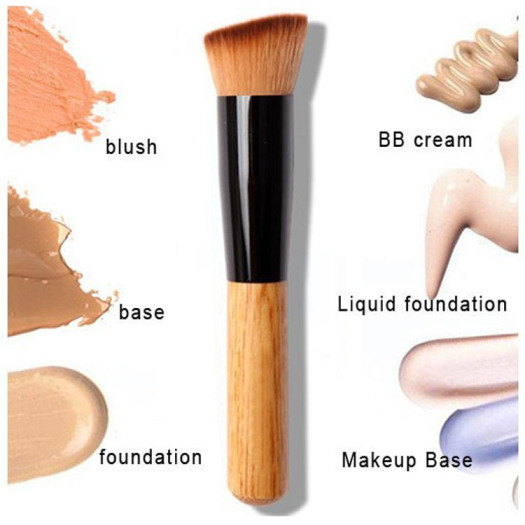 1pcs angled foundation blush flat makeup brush
