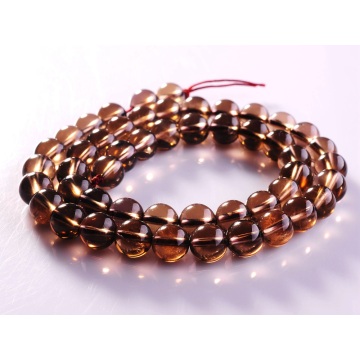 Loose 8MM Natural Smoky Quartz Round Beads 16Inch for DIY Fashion Gemstone jewelry