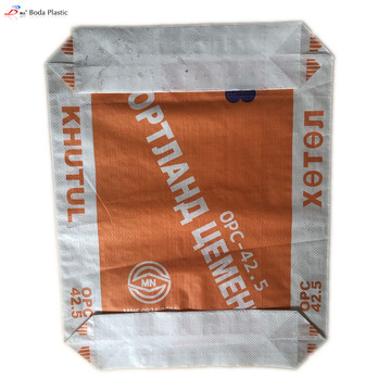 Plastic cement packaging bags with valve