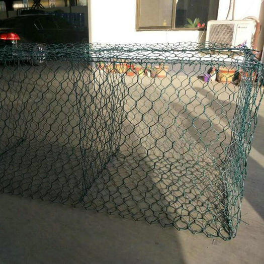 PVC Coated Hexagonal Wire mesh Gabion Cage