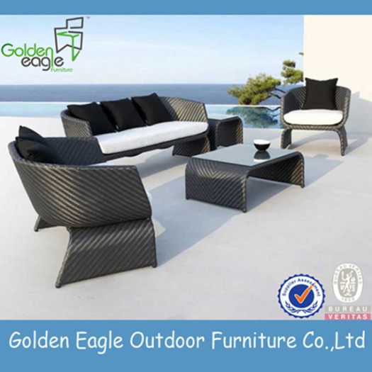 Leisure Sofa Set with Durable Uv-resistant Wicker