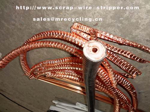 copper wire stripping machine