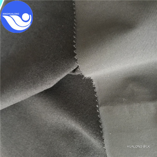 100% polyester HIGH F tricot brushed fabric