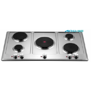 Built-in 5 Burners Solid Element Electric Cooktops