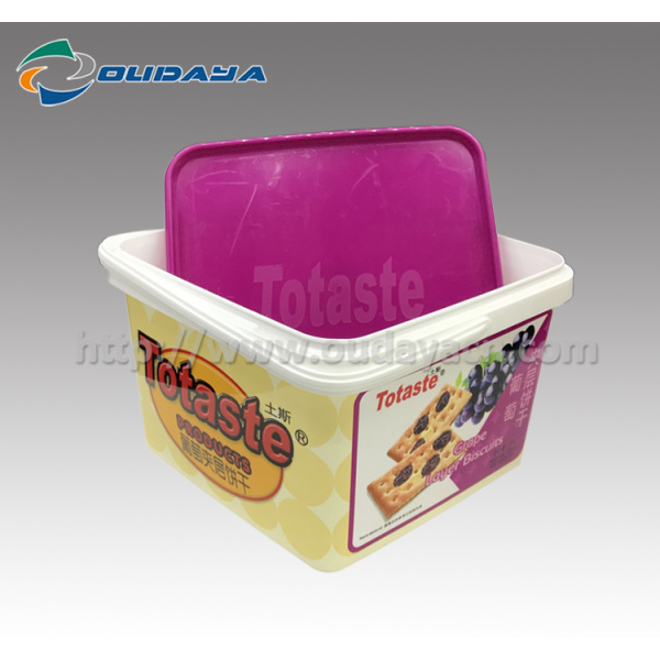 500g biscuit box IML biscuit packaging