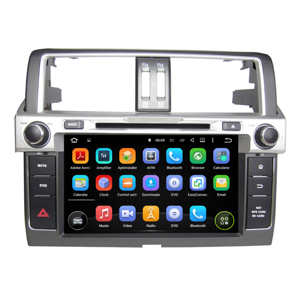 car stereo with dvd player for PRADO 2014