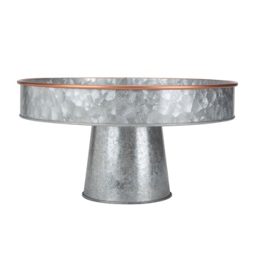 Rustic Decorative Galvanized Metal Tray Pan