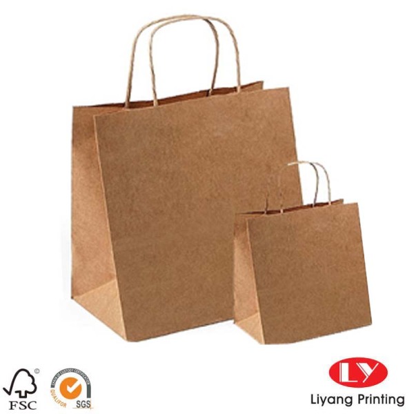 Recycled Strong Brown Kraft Paper Bag