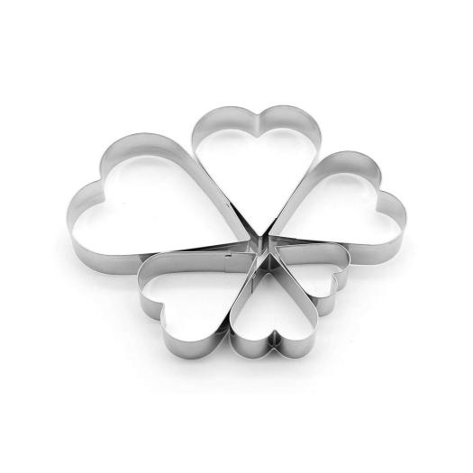 6pcs Stainless Steel  Heart Cookie Cutter set