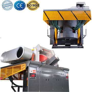 Electric scrap metal induction melting oven