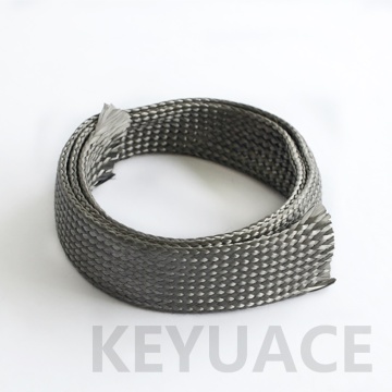 Braided Cable Cover Carbon Fibre Sleeve
