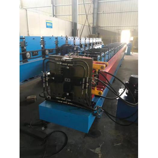 Steel gutter downspout cold roll forming machine