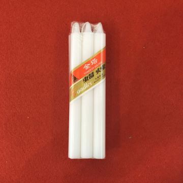 Long Burning Taper Decoration White Candles