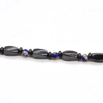 Fashion Jewelry Hematite Twist Beads Therapy Necklace 2016 Trendy Product