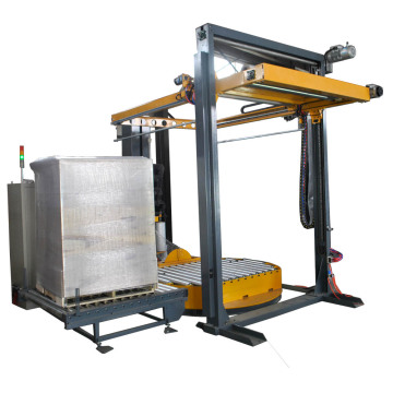 Fully-auto turntable pallet wrapping machine