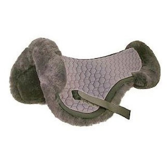 Sheepskin horse equestrian saddle pad