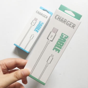 Paper usb cable packaging box