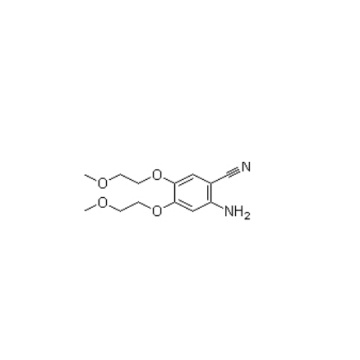 Erlotinib Intermediate 2-Amino-4,5-Bis(2-methoxyethoxy)benzonitrile CAS 950596-58-4