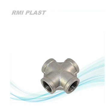 Female thread 4 way cross coupling connector