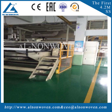 3200mm SS pp spunbond nonwoven fabric making machine with new design