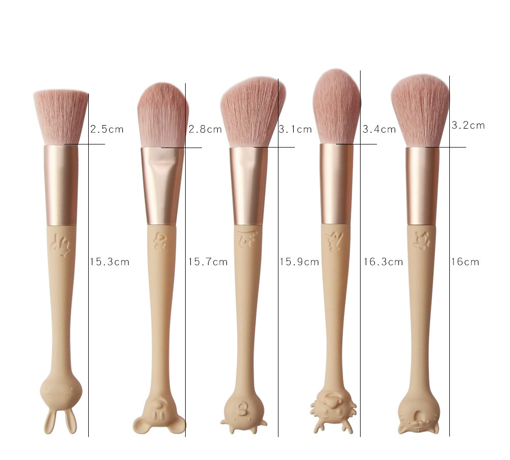 12 Zodiac Pattern Makeup Brushes Set Size