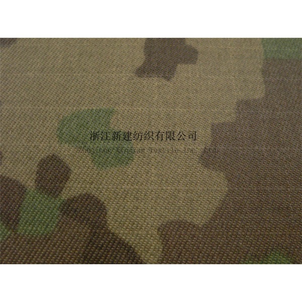 Waterproof Nylon Cordura Camouflage Pu Coated Fabric